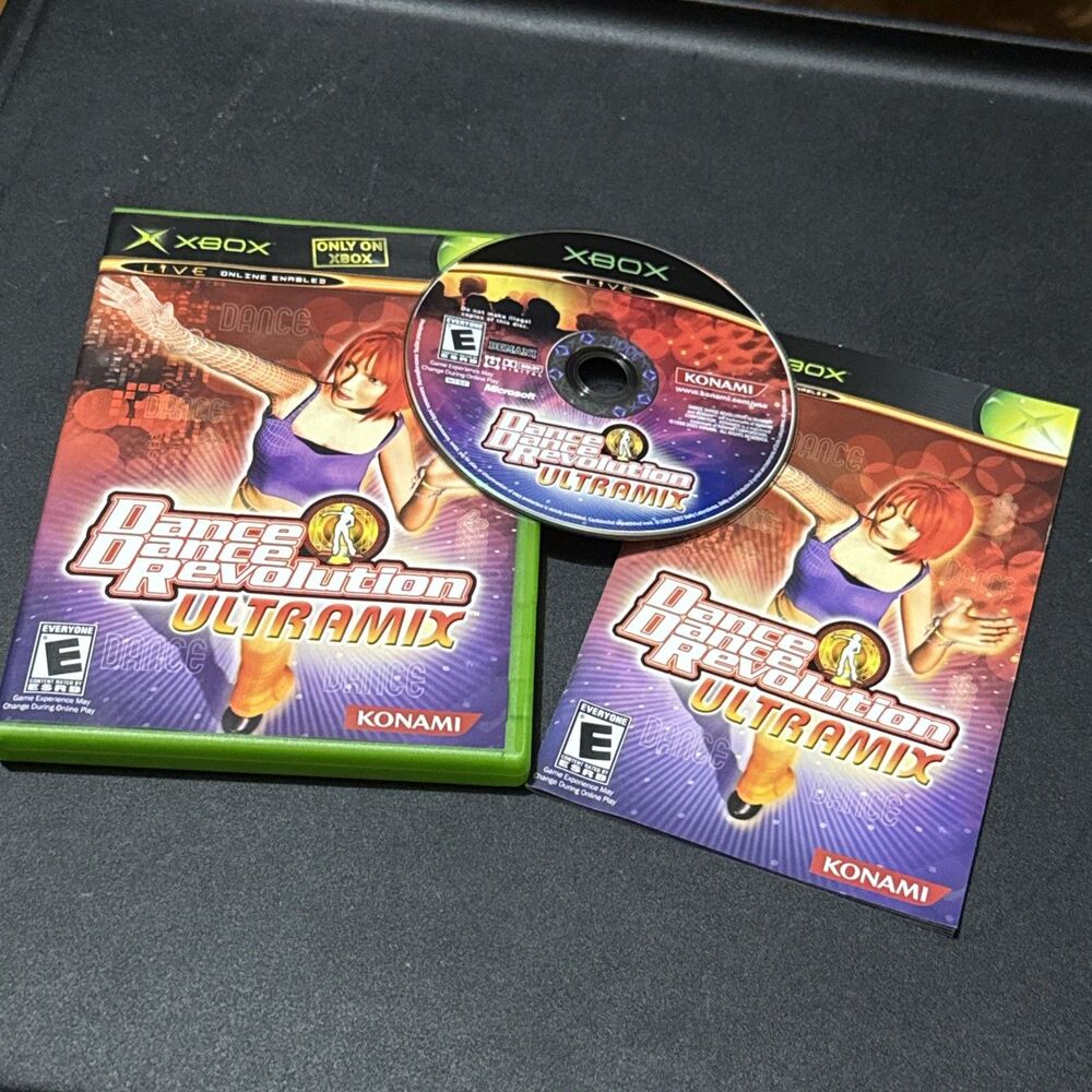 Dance Dance Revolution Ultramix (Microsoft Xbox, 2003) Complete Tested Working